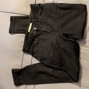 Levi's 721 High Rise Skinny Jeans Black Denim [Size 28]